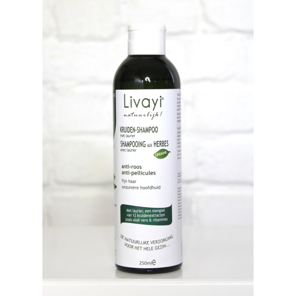 ​​​​​​​LIVAYI LAURIER SHAMPOO 250ml – ANTI ROOS